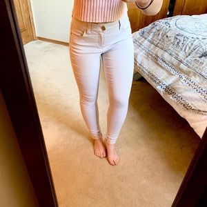 Pink Tint Skinny Jeans